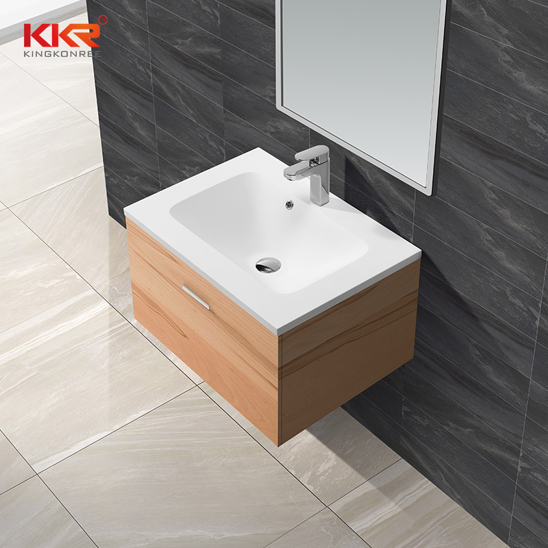 KingKonree Sanitary ware luxurious solid surface cabinet basin KKR-1523 Cabinet Basin image15